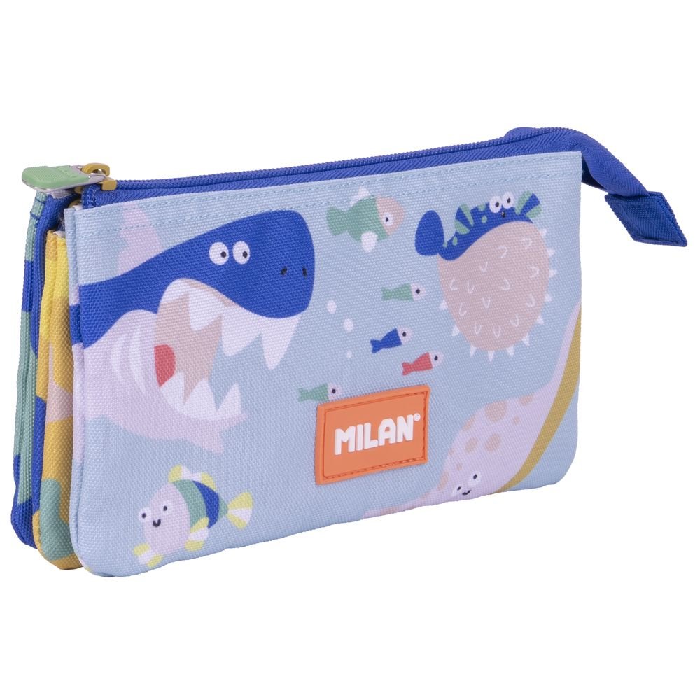 ESTUCHE 5 COMPARTIMENTOS SERIE ESPECIAL BLUE ODYSSEY | MILAN DISEÑO