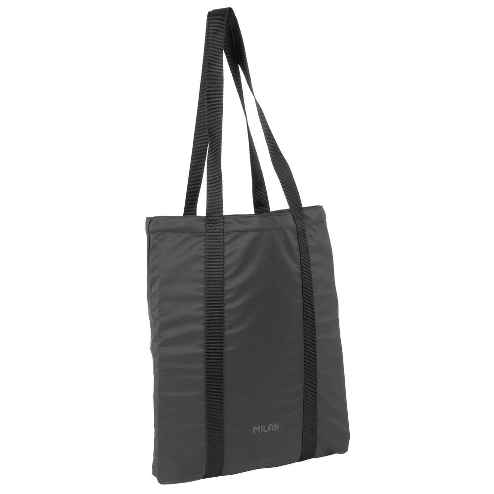 BOLSO TOTE BAG SERIE SHADOW NEGRO | MILAN DISEÑO | 1 UNIDAD | 8411574113010 Imagen principal del producto