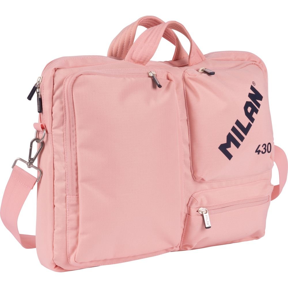 MALETIN PARA PORTATIL COLECCION 430 SINCE 1918 ROSA | MILAN DISEÑO Imagen principal del producto
