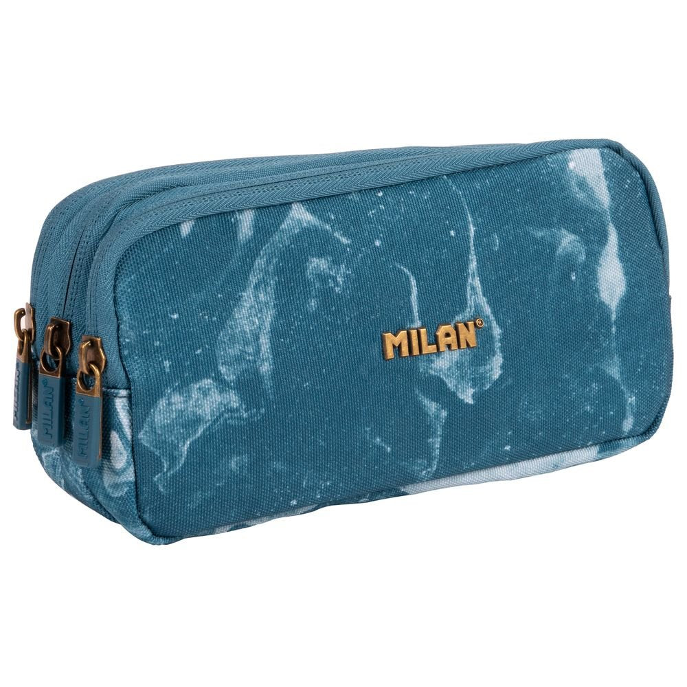 ESTUCHE 3 CREMALLERAS SERIE LAVA AZUL | MILAN DISEÑO Imagen principal del producto