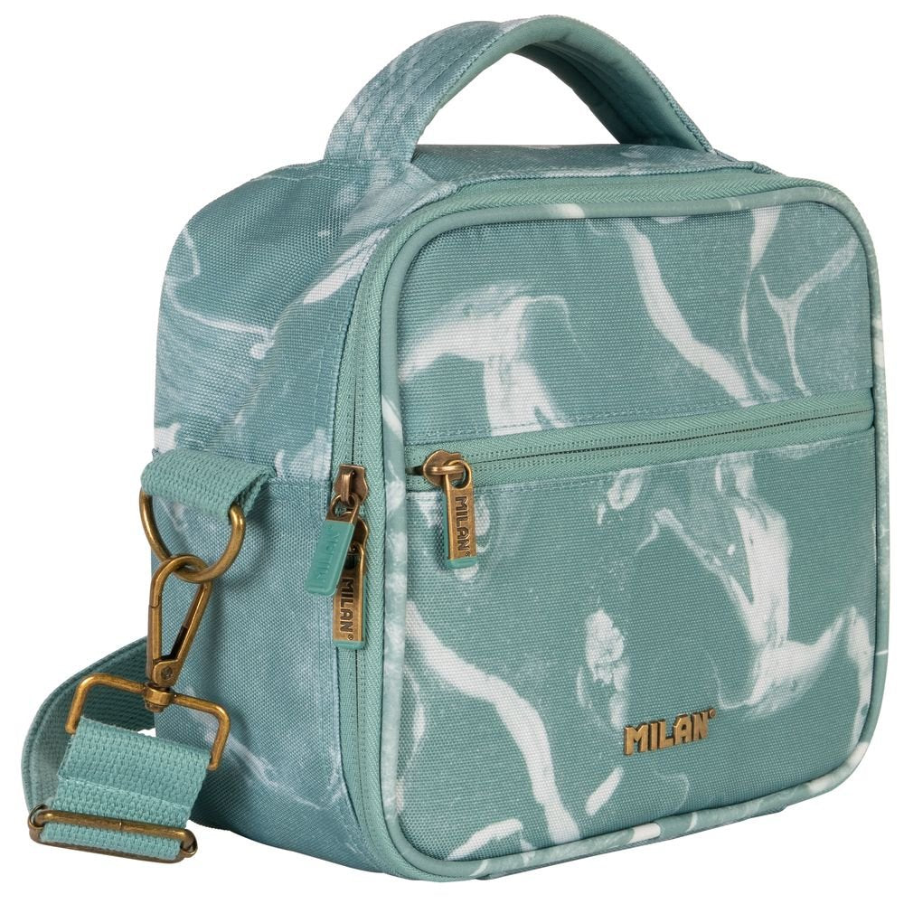 Bolsa isotérmica 3,5 L con 3 recipientes Serie Lava Verde Milan Diseño