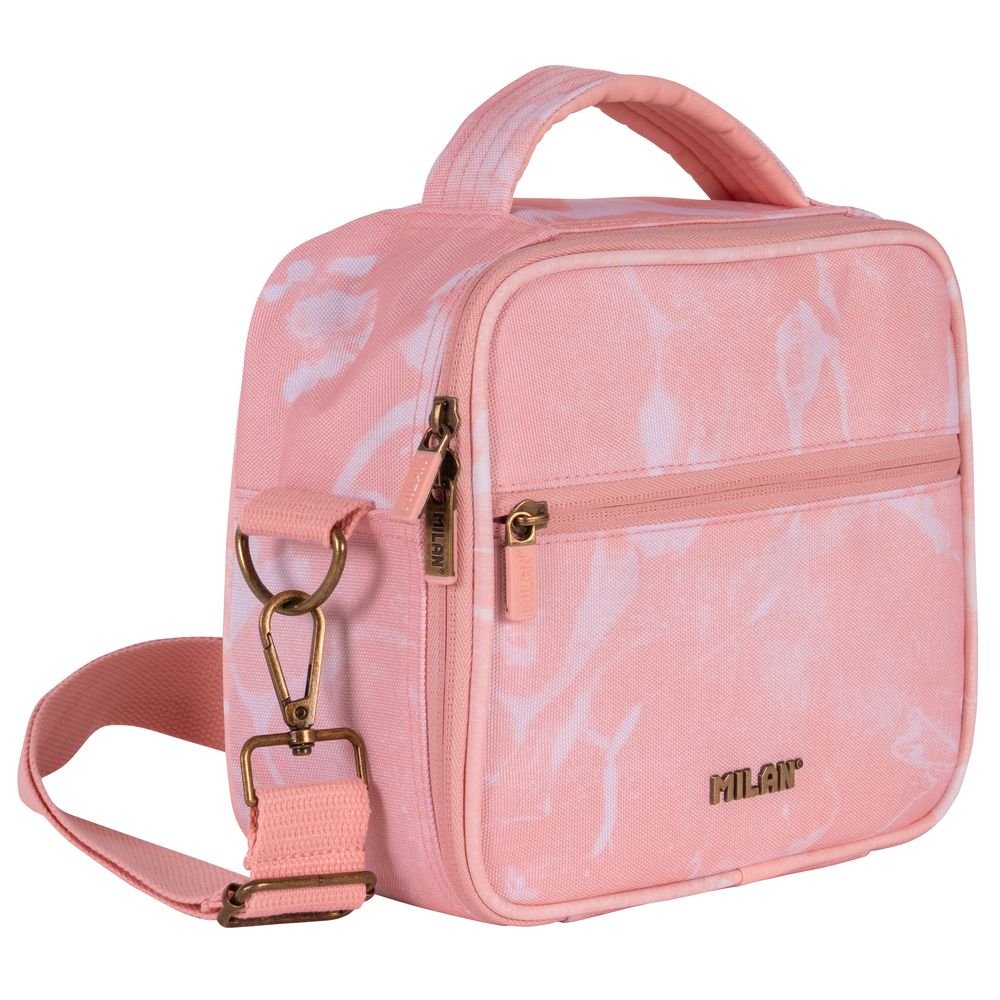 Bolsa isotérmica 3,5 L con 3 recipientes Serie Lava Rosa Milan Diseño