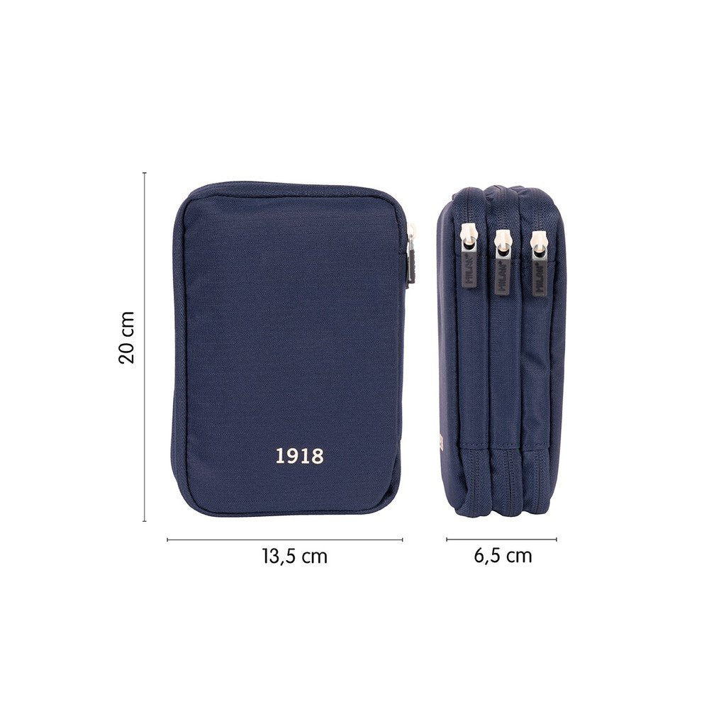 Plumier 3 pisos flexible MILAN 430 con contenido