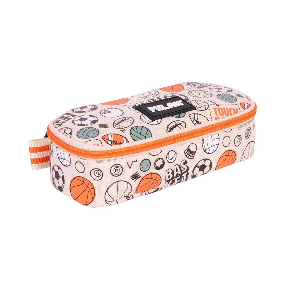 Estuche portatodo ovalado Sports Milan