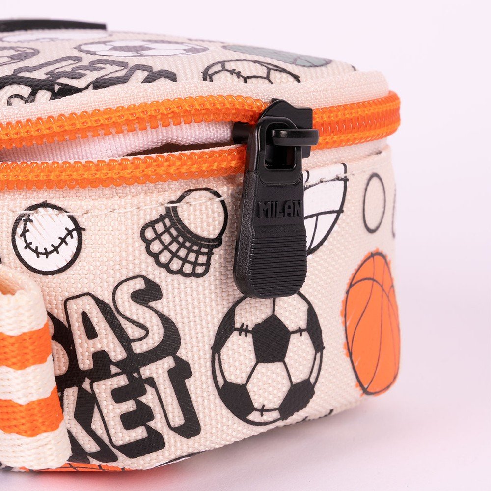 Estuche portatodo ovalado Sports Milan
