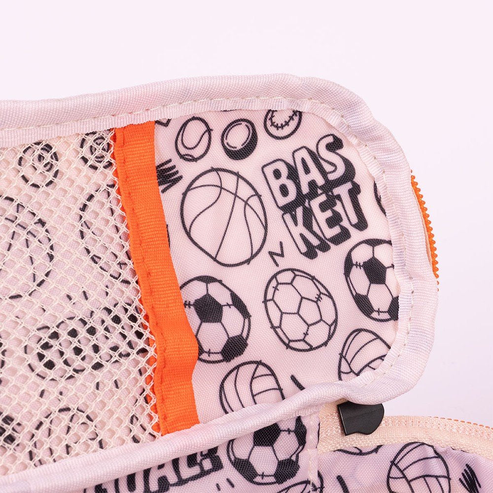 Estuche portatodo ovalado Sports Milan