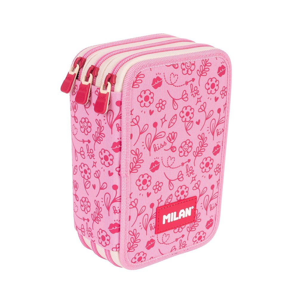 Plumier 3 pisos con contenido serie Flowicorn color beige Milan Diseño