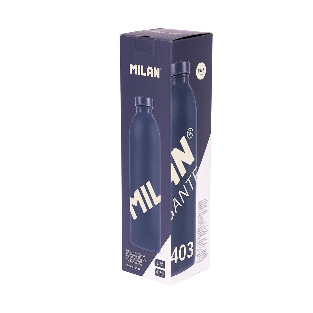 Botella Isotérmica Acero Inoxidable Gigante 403 1918 Azul Milan Diseño