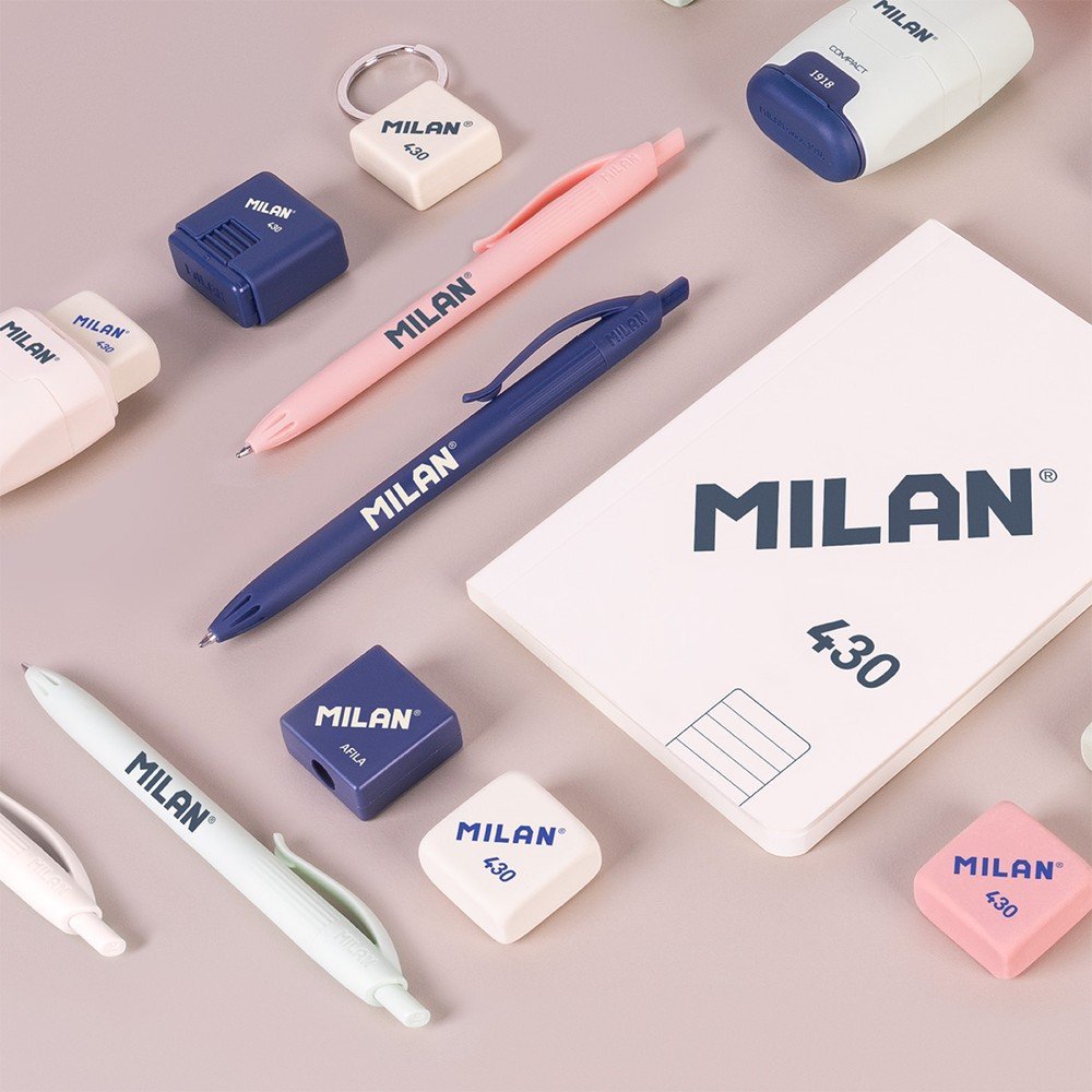 Exp. 30 uds bolígrafo P1 430 Milan tinta azul
