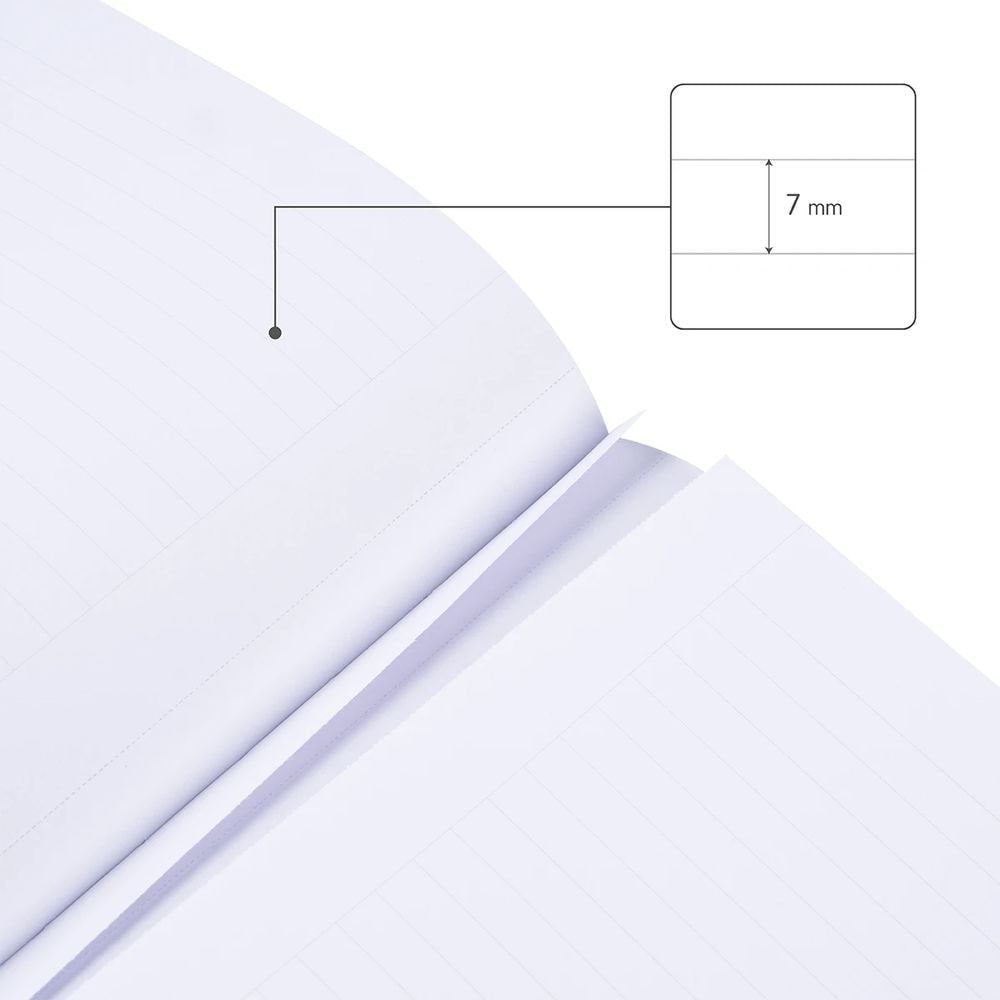 Libreta A4 rayada Milan Diseño Shadow gris