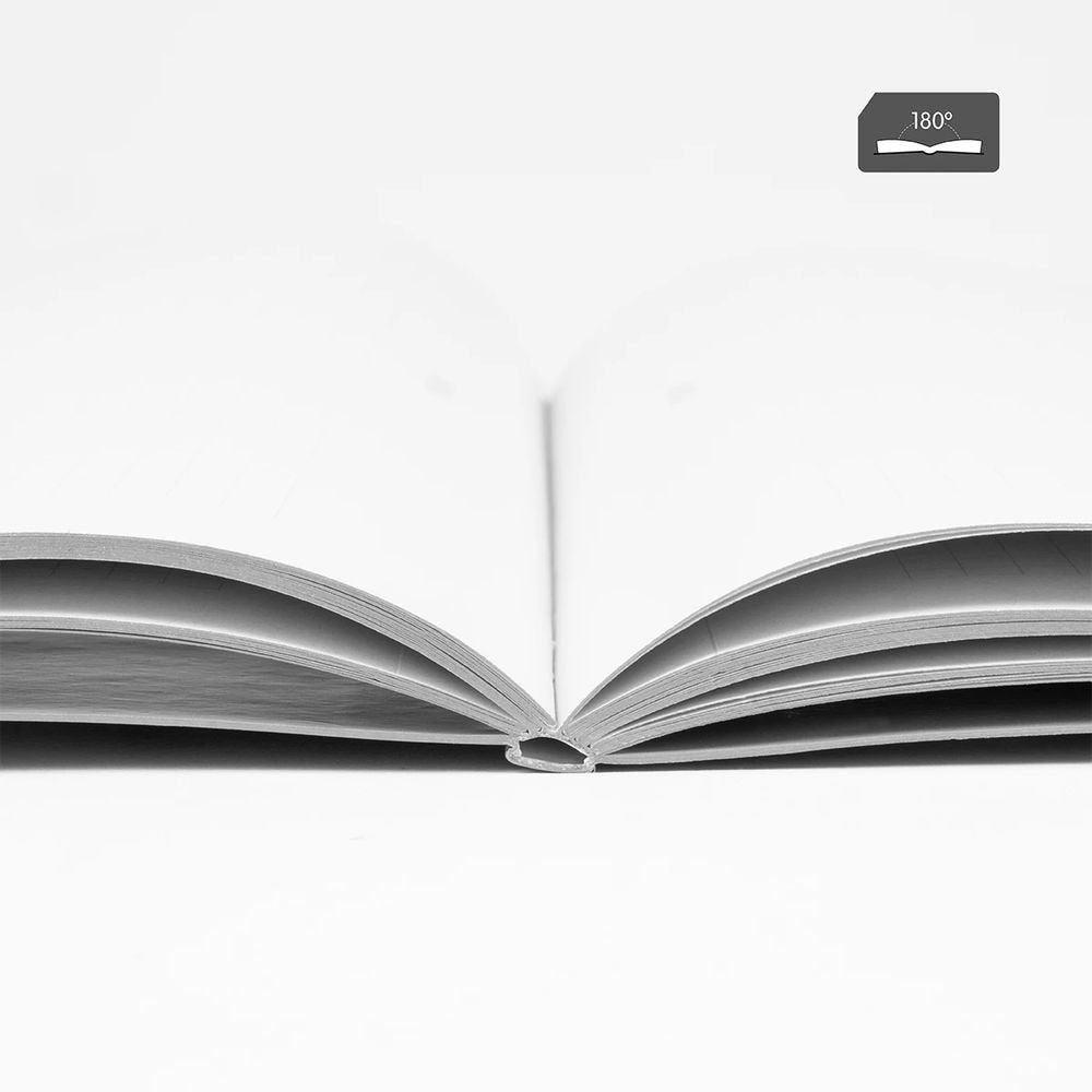 Libreta A4 rayada Milan Diseño Shadow gris