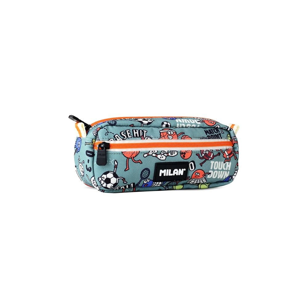 Portatodo rectangular 2 cremalleras Sports de Milan