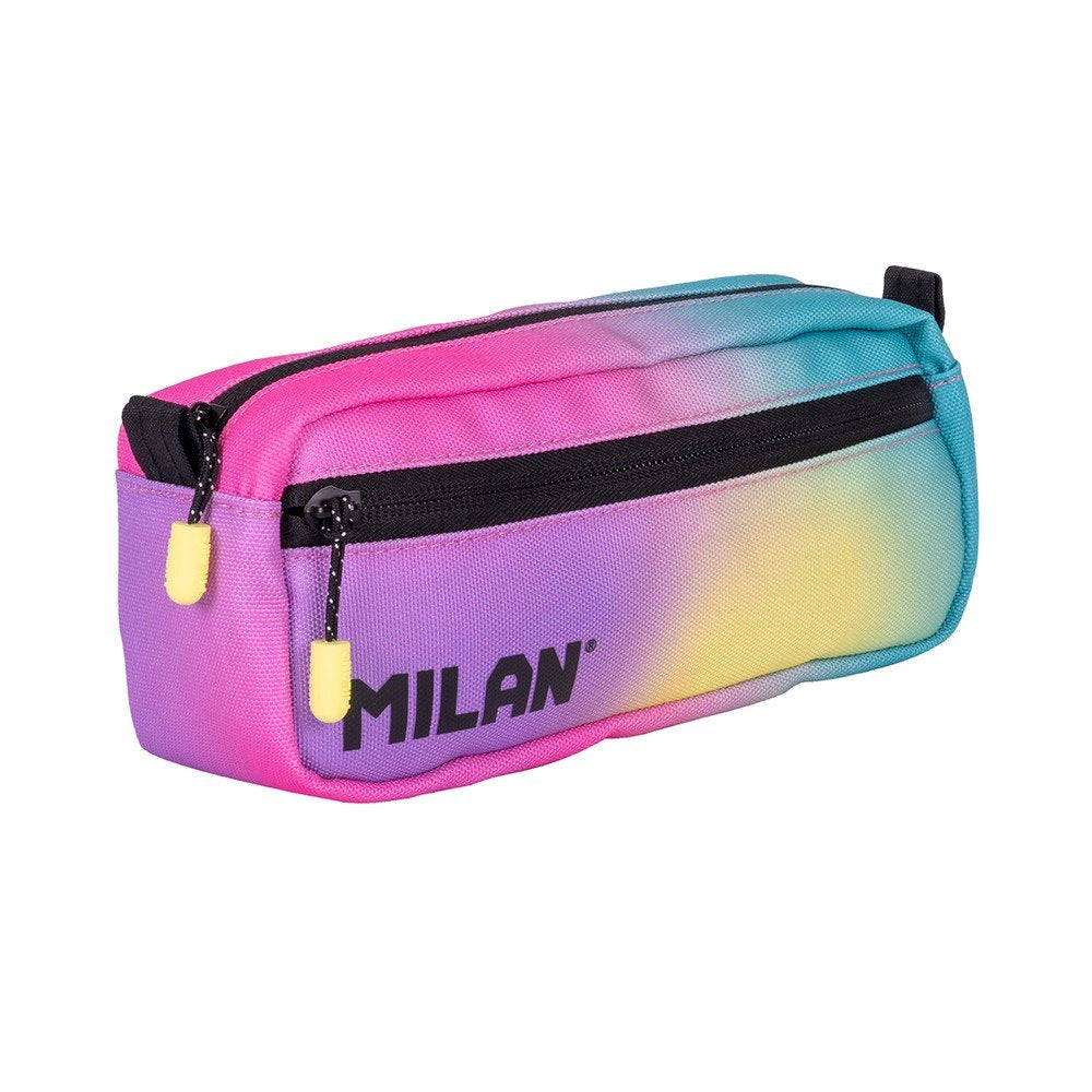Estuche Portatodo Rectangular 2 Cremalleras Sunset Milan