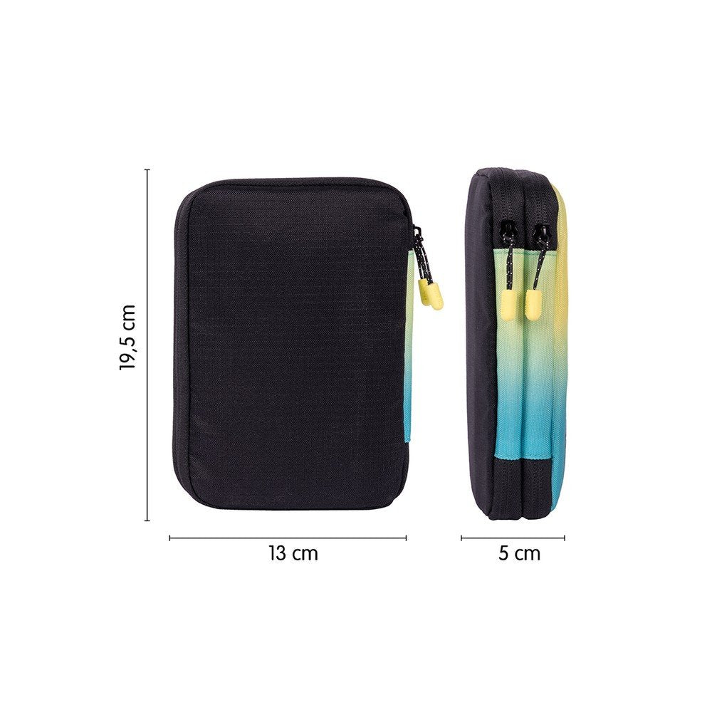 Plumier 2 pisos Sunset Negro - Milan Diseño