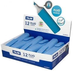 Marcador fluorescente azul Milan Pack 12 para resaltar Imagen principal del producto