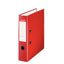 Archivador palanca A4 70mm cartón forrado plastico color rojo