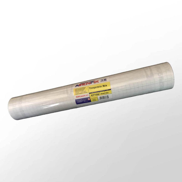Rollo Airon Fix Transparente Mate 45 cm x 20 m Marca Aironfix