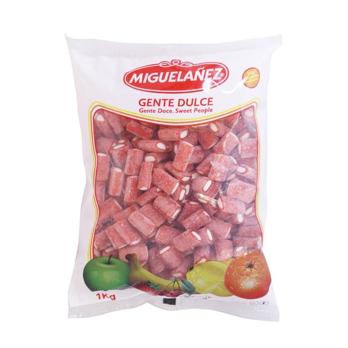 Bolsa 1 kg Geles Dulces Taco Dulcipica Fresa Nata Miguelañez