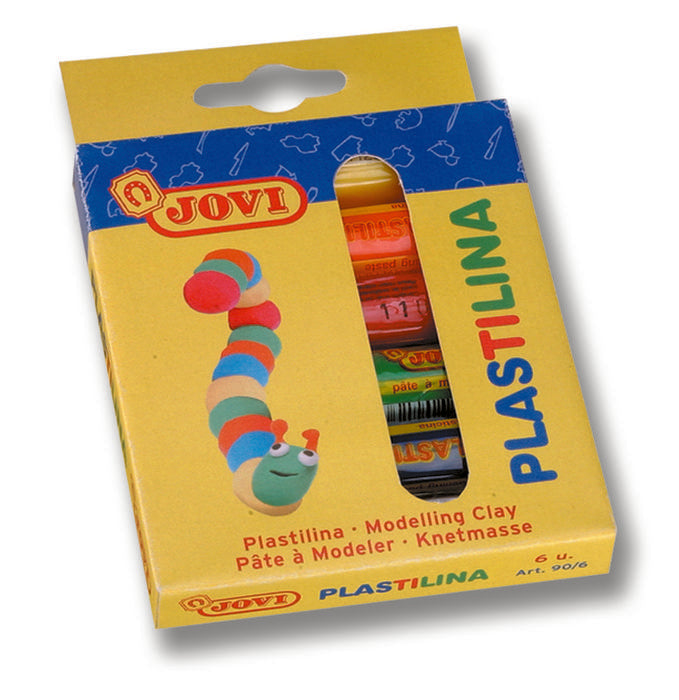 PLASTILINA JOVI 90 6 COLORES SURTIDOS | 1 UNIDADES | (JOVI) Imagen principal del producto