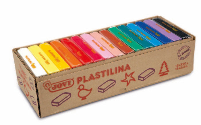 PLASTILINA JOVI 72S COLORES SURTIDOS GRANDE | 12 UNIDADES | (JOVI) Imagen principal del producto