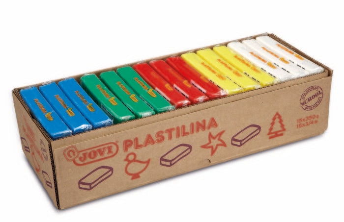 PLASTILINA JOVI 72B COLORES BASICOS GRANDE | 15 UNIDADES | (JOVI) Imagen principal del producto