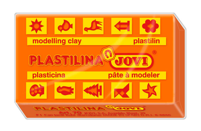 C/30 Tacos Plastilina Jovi 70 Pequeña 50G. Naranja