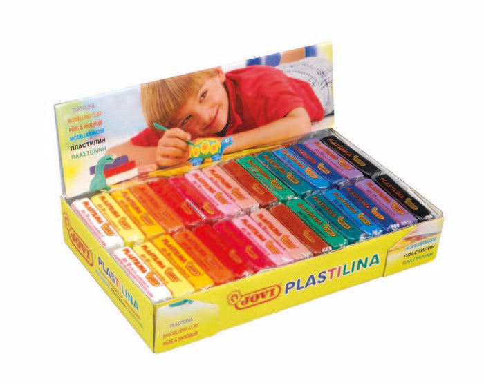 PLASTILINA JOVI 70S COLORES SURTIDOS PEQUEÑA | 30 UNIDADES | (JOVI) Imagen principal del producto