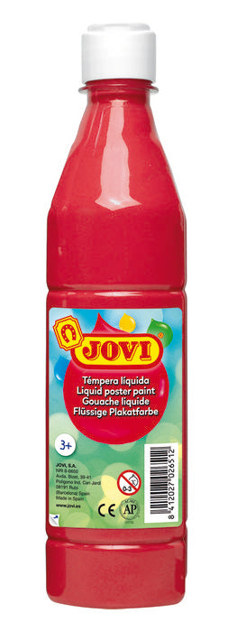 TEMPERA LIQUIDA JOVI 506 500CC BERMELLON (ROJO) | 1 UNIDADES | (JOVI) Imagen principal del producto