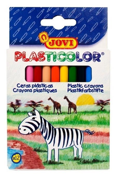 Cera Jovi Plasticolor 913 12 Colores Surtidos Imagen principal del producto