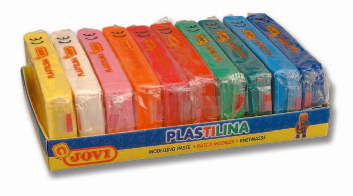 C/10 tacos plastilina jovi mediana 150g colores surtidos
