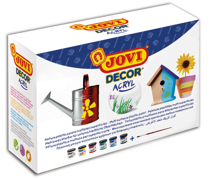 Estuche 6 botes 55ml jovidecor colores surtidos jovi Imagen principal del producto