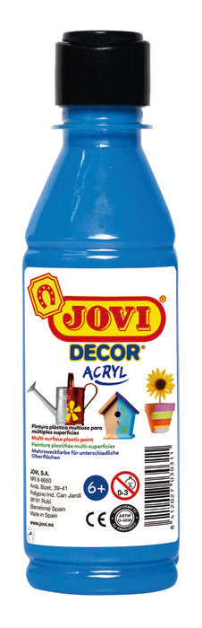 Pintura Jovidecor Azul Cyan 250ml JOVI Imagen principal del producto