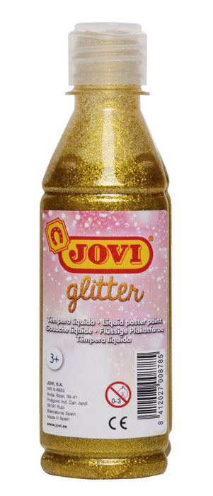 GLITTER TEMPERA JOVI 250 MLL ORO | 1 UNIDADES | (JOVI) Imagen principal del producto