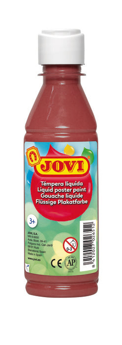 TEMPERA LIQUIDA JOVI 250 ML MARRON | 1 UNIDADES | (JOVI) Imagen principal del producto