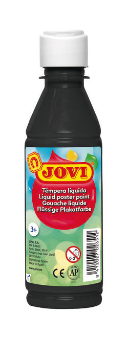 TEMPERA LIQUIDA JOVI 250 ML NEGRO | 1 UNIDADES | (JOVI) Imagen principal del producto