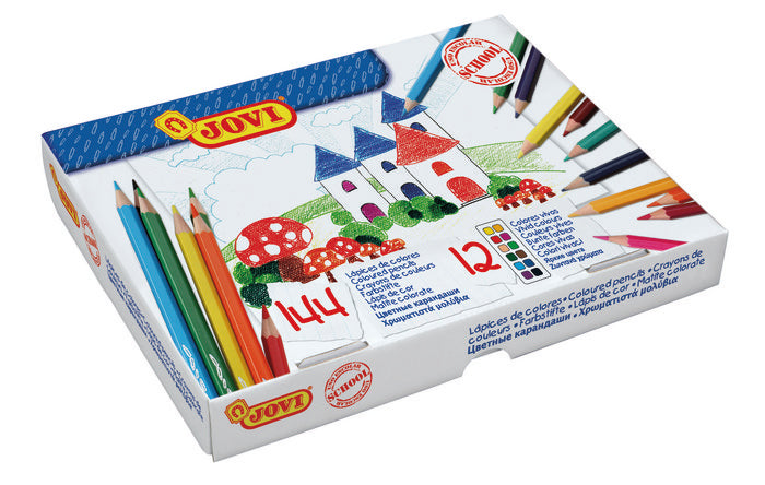 Caja 144 lápices de colores Jovi Imagen principal del producto