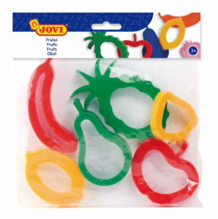 Jovi Bolsa 6 moldes frutas, pack 12 unidades