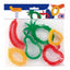 Jovi Bolsa 6 moldes frutas, pack 12 unidades