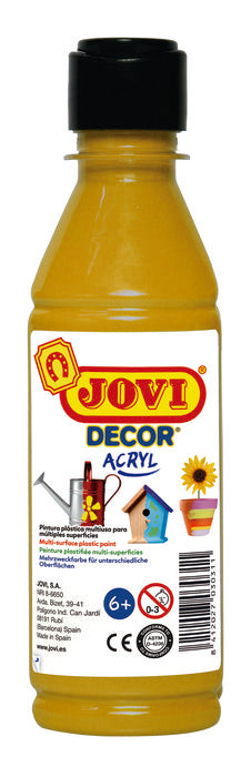 Bote Pintura Jovidecor Acryl Oro 250ml Imagen principal del producto