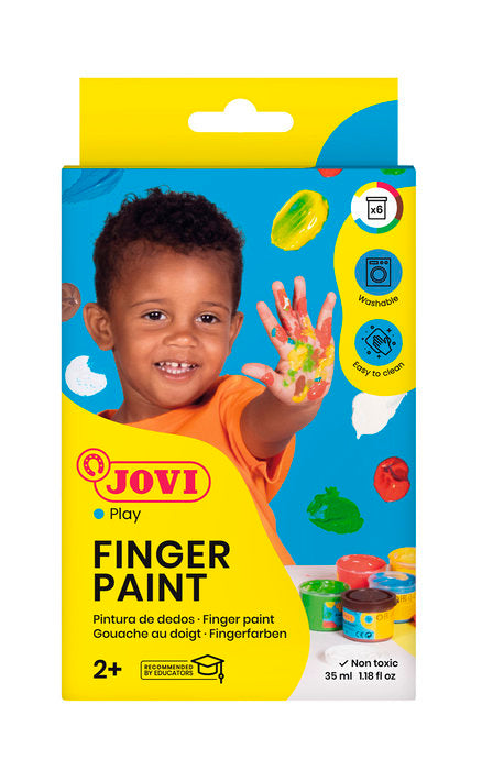 Pintura Dedos Jovi 35 ml 6 Colores Surtidos
