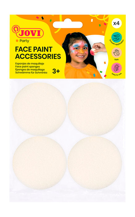 BOLSA 4 ESPONJAS JOVI MAQUILLAJE FACE PAINT | 12 UNIDADES | (JOVI) Imagen principal del producto