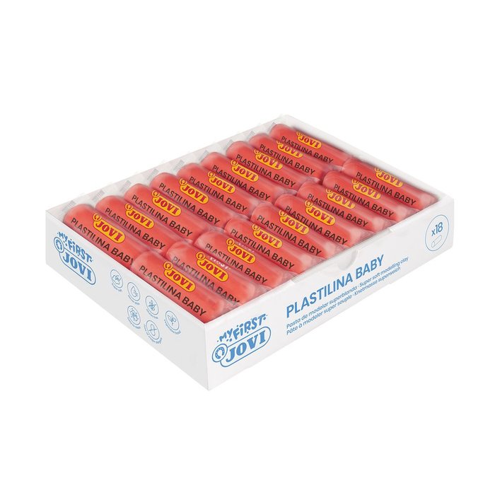 Plastilina Jovi My First Baby Rojo Pack 18 unidades