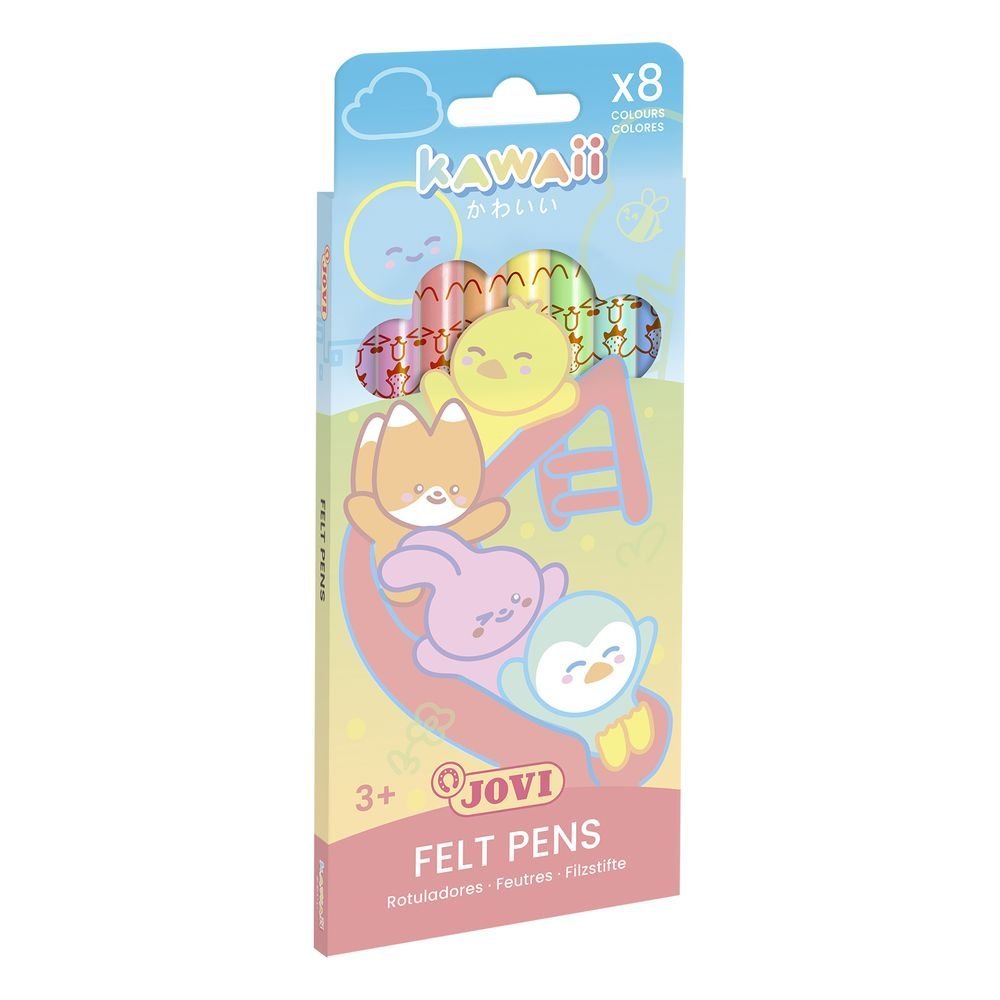 Rotulador Jovi Kawaii 8 Colores Surtidos Imagen principal del producto