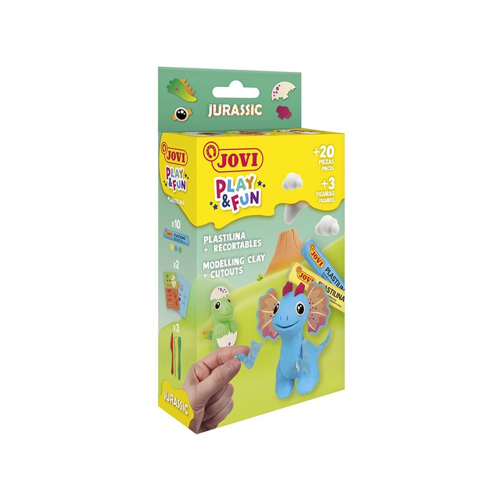 Mini Kit Jovi Play&Fun Plastilina Jurassic