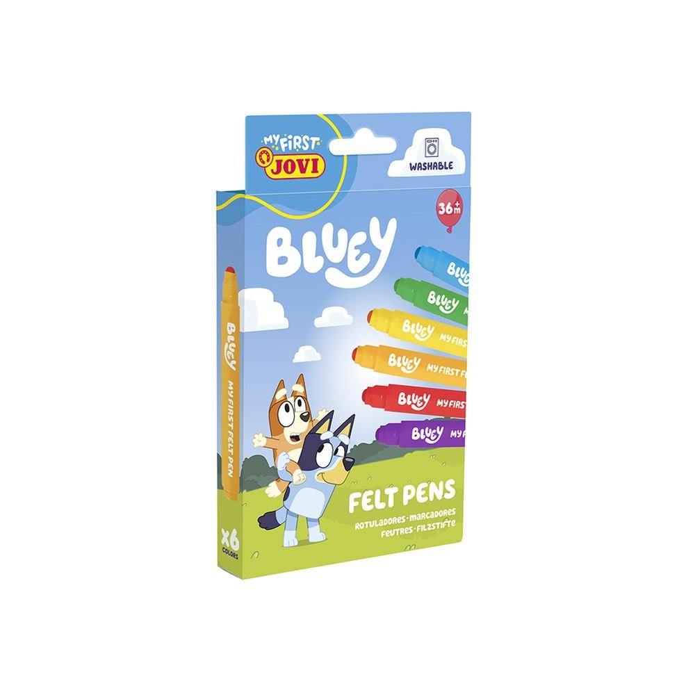 Rotulador Jovi My First Bluey 6 Colores Surtidos Imagen principal del producto