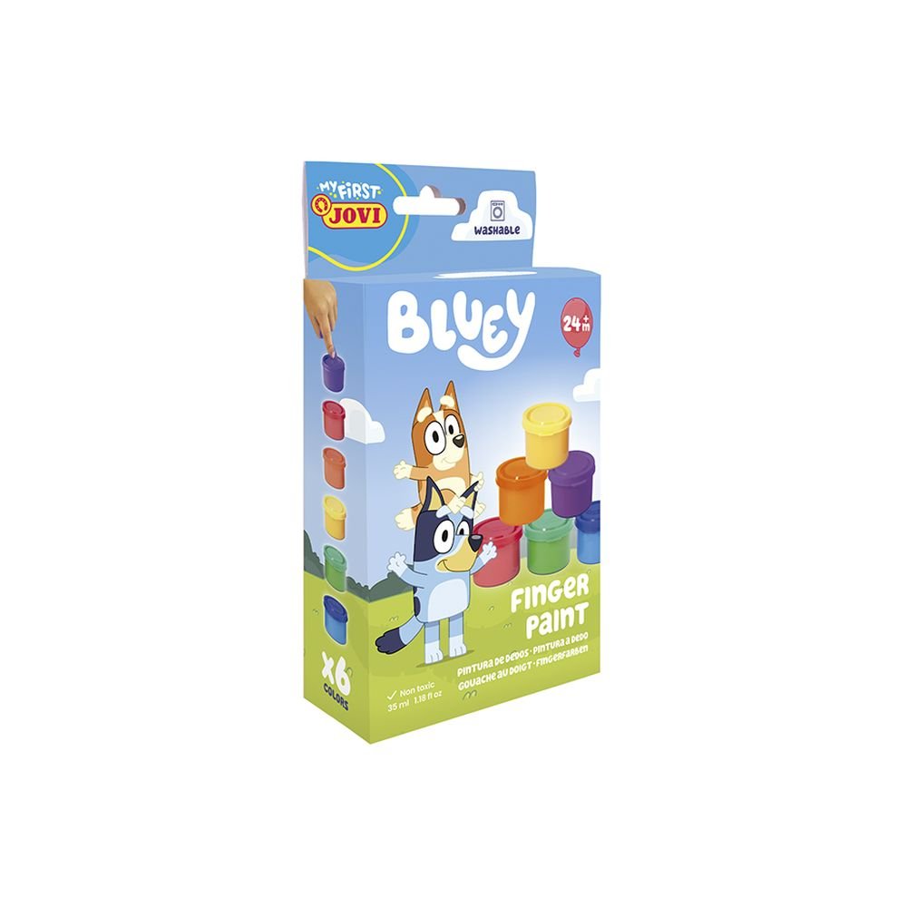 Pintura de Dedos Bluey Jovi 35 ml Pack 6 Colores Surtidos Imagen principal del producto