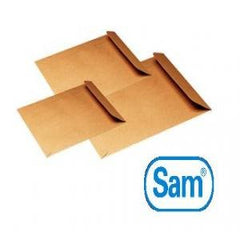 SOBRE KRAFT BOLSA K12 FOLIO 250X353 AUT C/250 | 1 UNIDADES | (SAM TALLERES MANIPULACION)