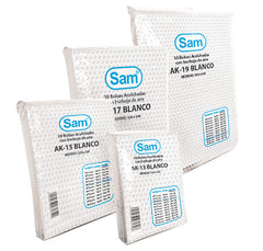 SOBRE ACOLCHADO BLANCO AK-14 180X265 | 10 UNIDADES | (SAM TALLERES MANIPULACION)