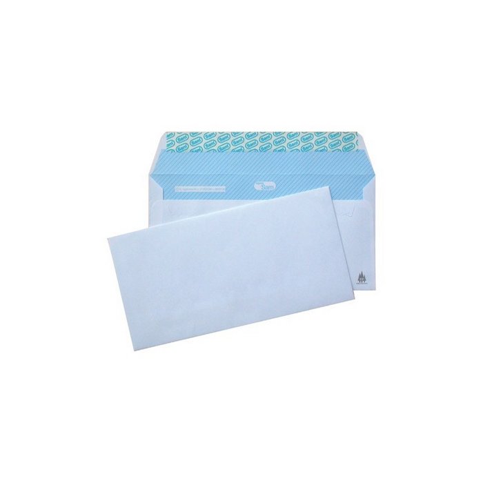 SOBRE BLANCO OPEN-110 110X220 AUTOADHESIVO BOLSA C/500 | 1 UNIDADES | (SAM TALLERES MANIPULACION)