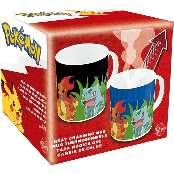 TAZA CERAMICA 325 ML CHANGING COLOR POKEMON UNIVERSE | STOR | 1 UNIDAD | 8412497200023 Imagen principal del producto